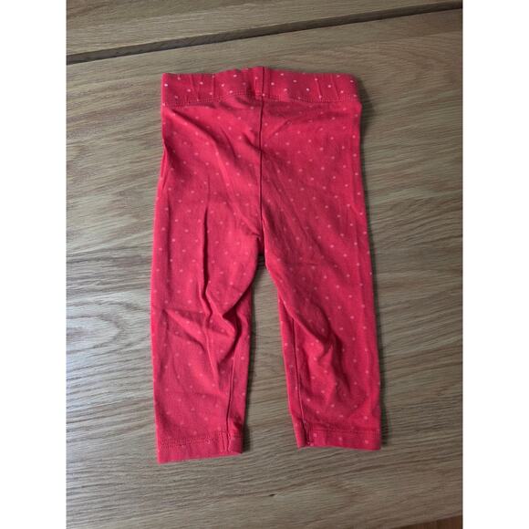 Mini Boden Red Polka-A-Dot Leggings - Picture 4 of 4